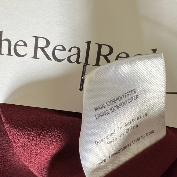 Fame and Partners NEW Smocked Peplum Blouse & Wide Leg Culotte Pants Size 2 - Picture 13 of 14